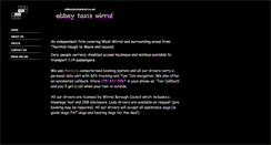 Desktop Screenshot of abbeytaxiswirral.co.uk